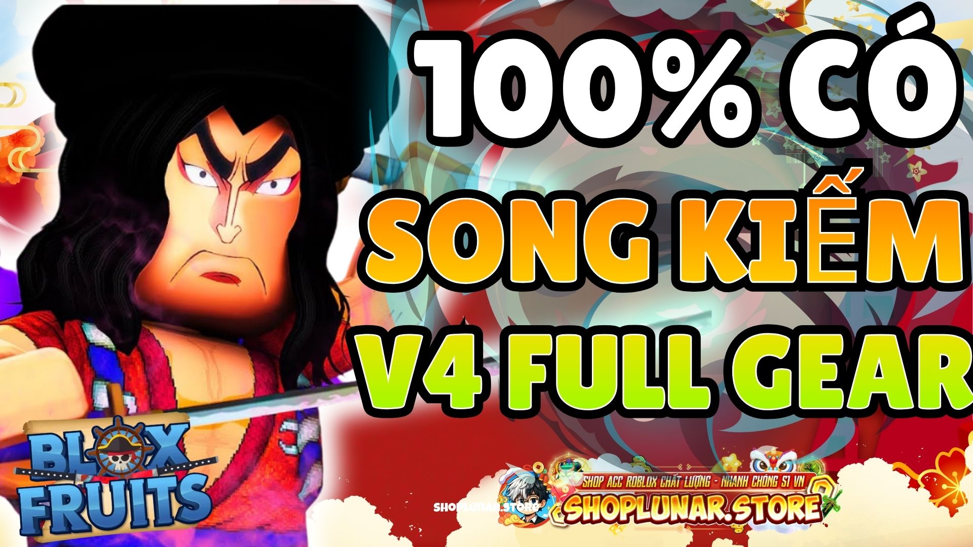 GIẢM GIÁ ACC FULL GEAR V4 - GODHUMAN - CDK